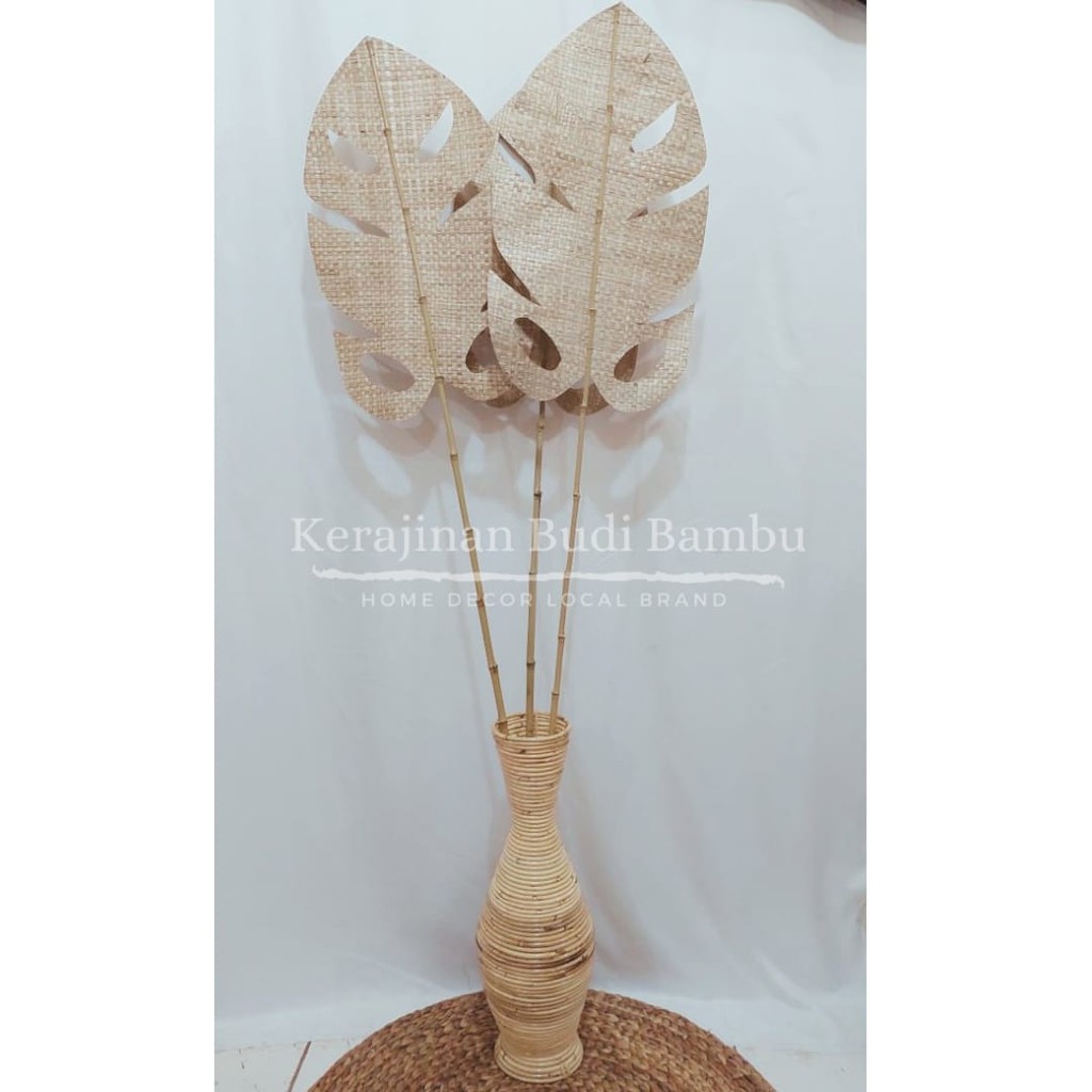 DEKORASI RUMAH BUNGA KERING KIPAS DAUN PANDAN KERING TERMURAH
