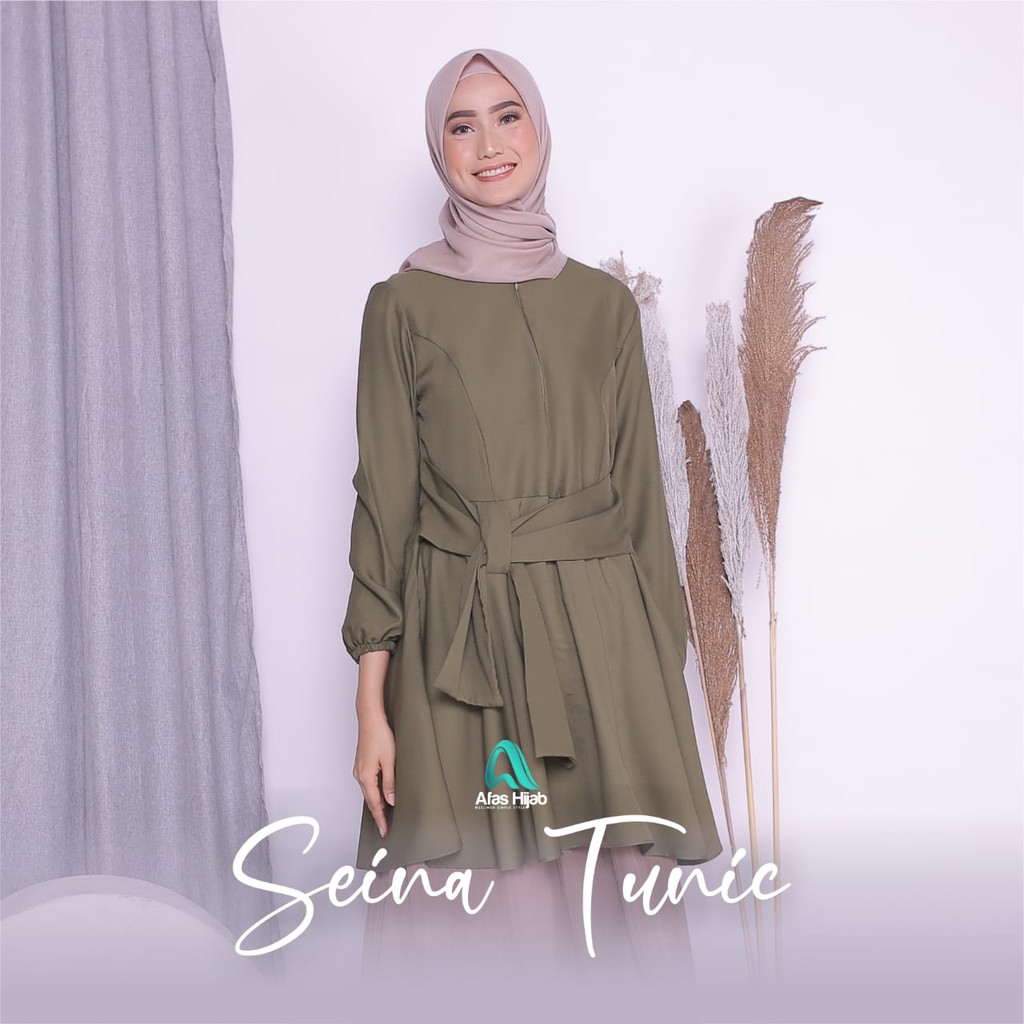 Seina Tunik from AFAS Hijab - Tunik Wollycrep - Tunik Busui