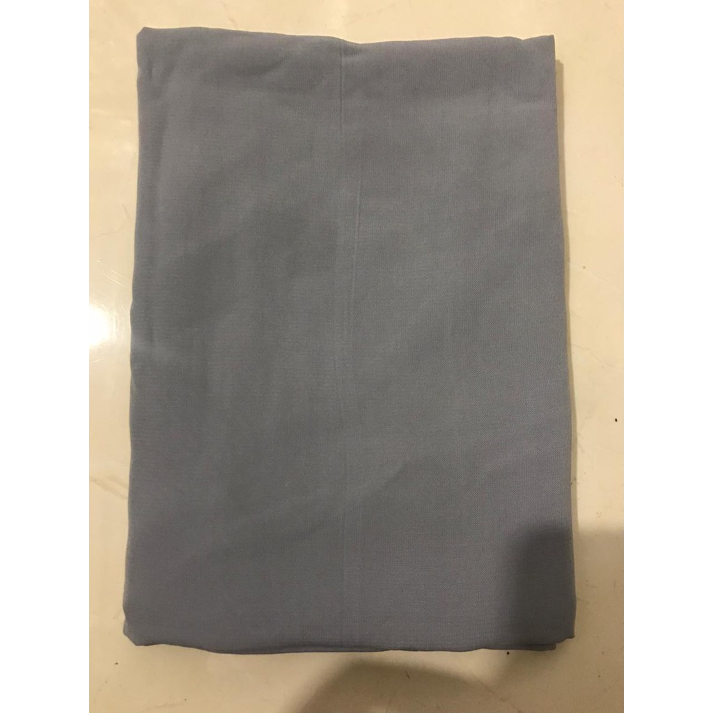 KERUDUNG BERGO MARYAM XL WOLFIS HIJAB INSTAN-Abu Silver