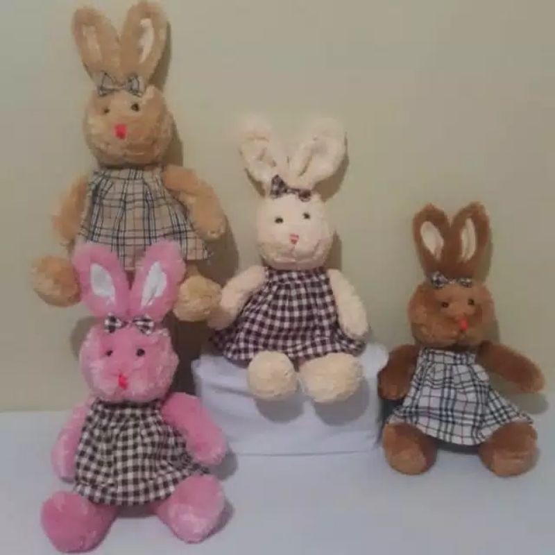 BONEKA KELINCI KLASIK LUCU / BONEKA RABBIT PREMIUM QUALITY / BONEKA KELINCI TERMURAH TERLARIS