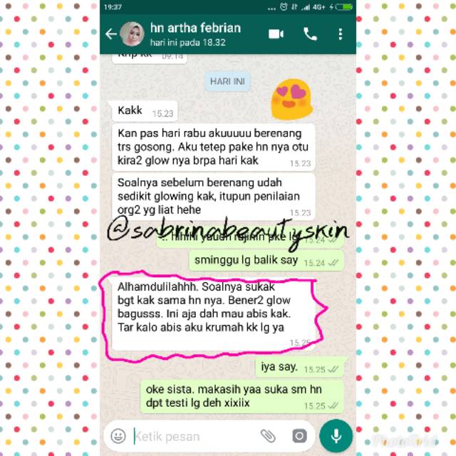 TESTIMONI CREAM HN original 1000%