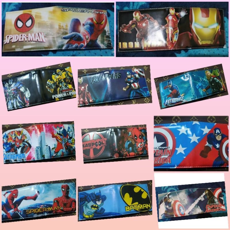 OBRAL dompet anak laki laki marvel vs anime Vs club bola  #dompetmainan #dompetspiderman #dompetbocah #assesorisanak