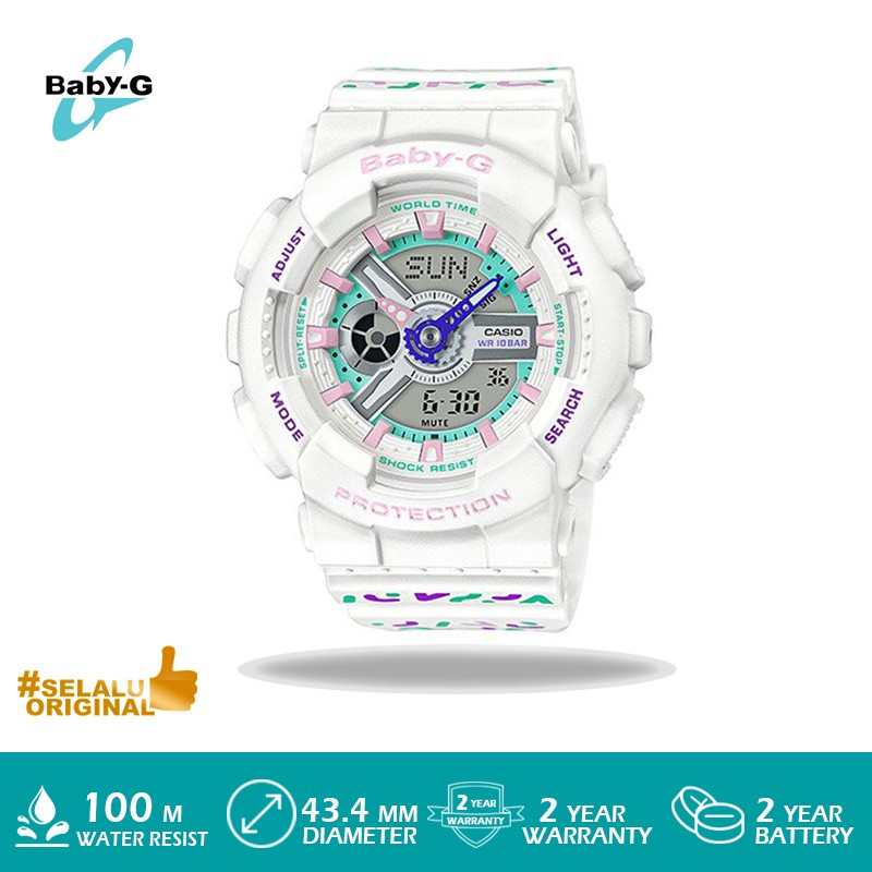Casio Baby-G BA-110TH-7ADR / BA110TH7ADR / BA-110TH Original
