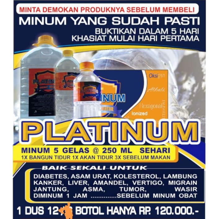 

Platinum Air Energy Water 12 x 500ml