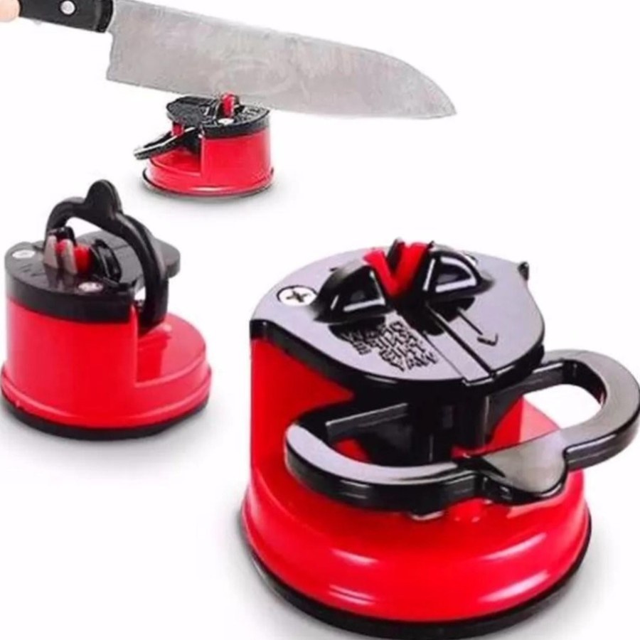 Alat Pengasah Pisau Dapur  Praktis Knife Sharpener With Sunction Pad