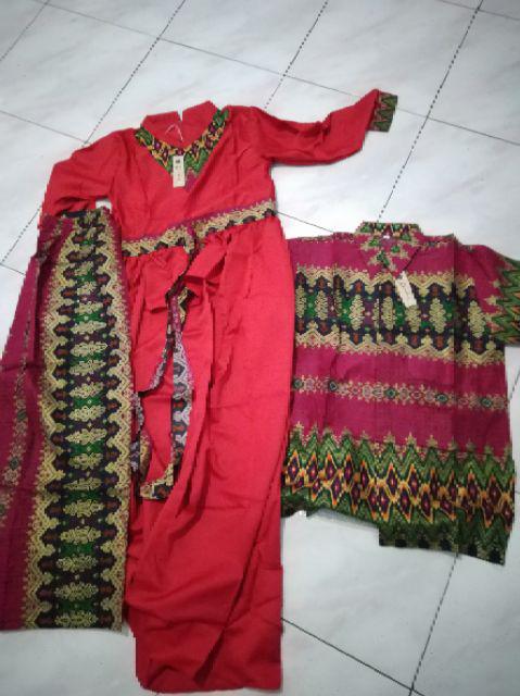 Sarimbit Batik Couple Terkini Askana Etnic  - Warna Merah, Tosca, Pink, Biru, Kuning - M L Xl