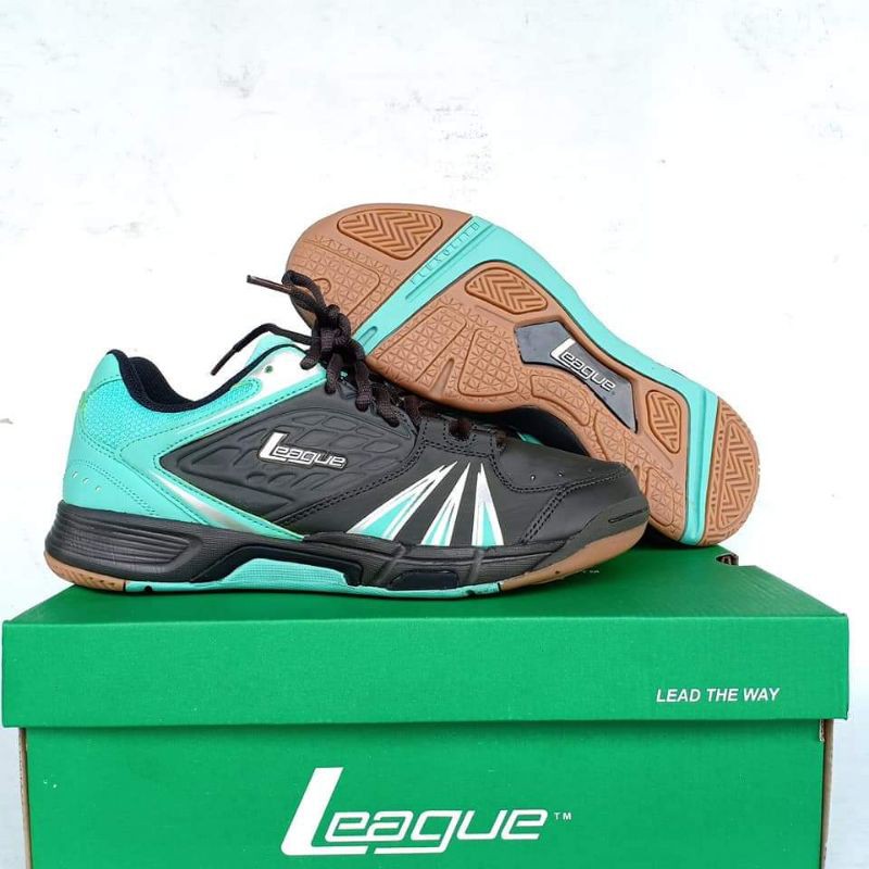 sepatu badminton merk league ORIGINAL