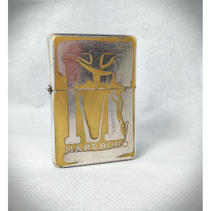 Zippo Official Marlb0ro Big M Tahun 2001