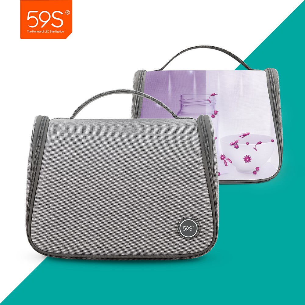 

59S UV Sterilizing Mommy Bag P11 Baby Bottle Disinfection Bag LED UVC Light Portable with Battery Kills 99.9% of Germs Viruses and Bacteria