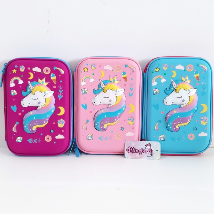 

TULIS-ALAT- KOTAK PENSIL UNICORN 3D TEMPAT PENSIL SMIGGLE UNICORN KADO ANAK - KEPALA SOFT PIN -ALAT-