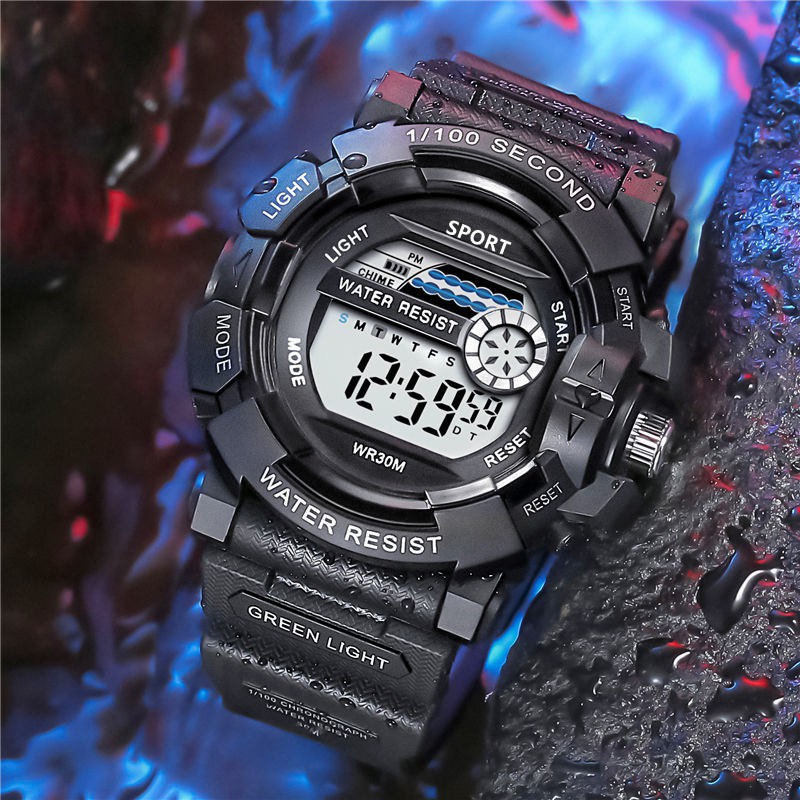 JAM TANGAN PRIA FASHION CASUAL SPORTS DIGITAL LED QUARTZ MEN WOMEN DIGITAL WATCH M126