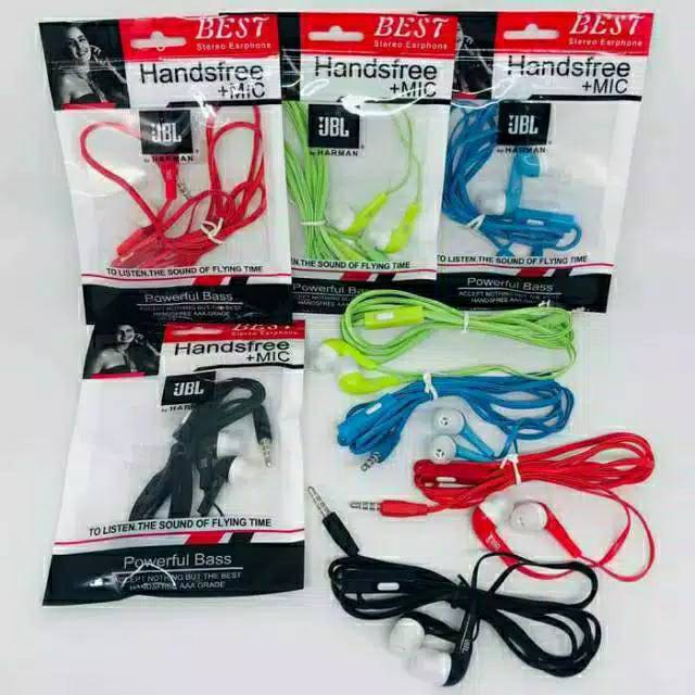 Handsfree Headset Hf MP3 Megabass Earphone A8 + mic plus mic Murah