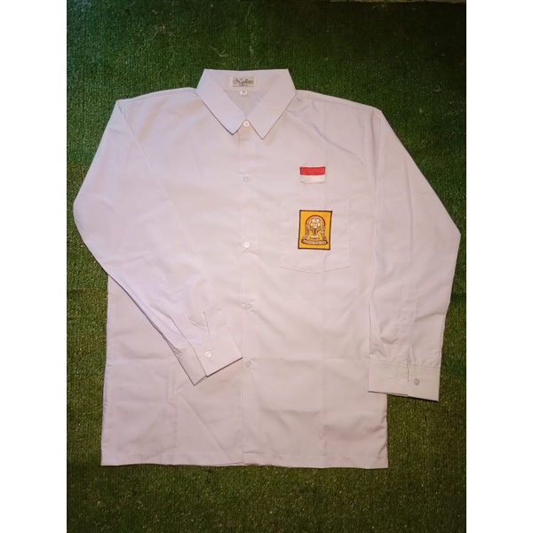 seragam sekolah putih smp lengan panjang/seragam sekolah smp panjang/seragam smp putih panjang