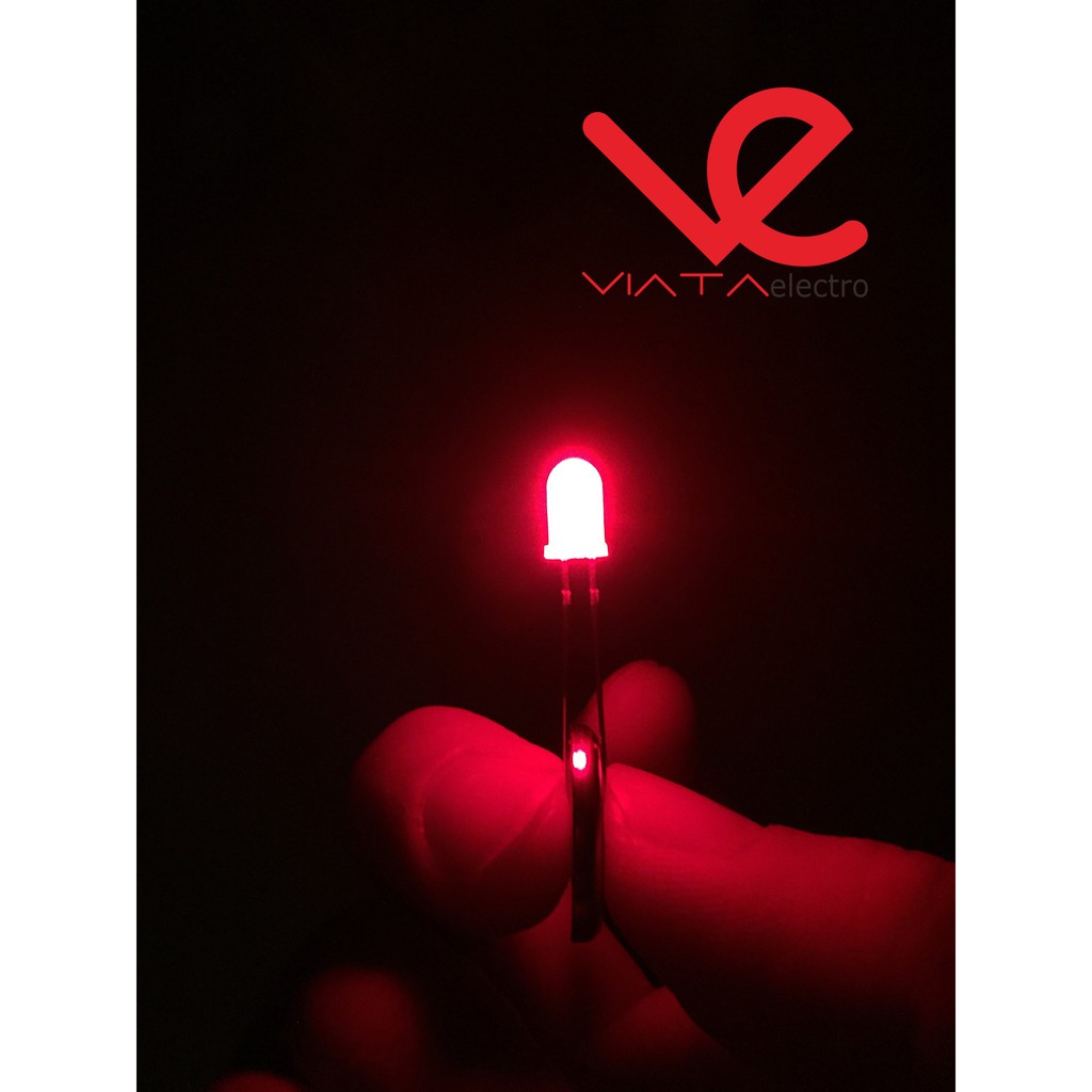 LED 5mm MERAH SUPER TERANG LED KEPALA MERAH LED KECIL