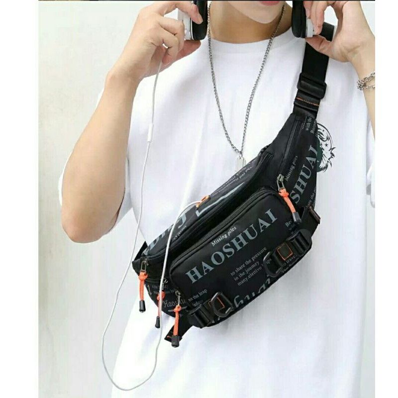 Waitsbag Tas pinggang Haoshuai 5135 / Selempang Pria / sepeda