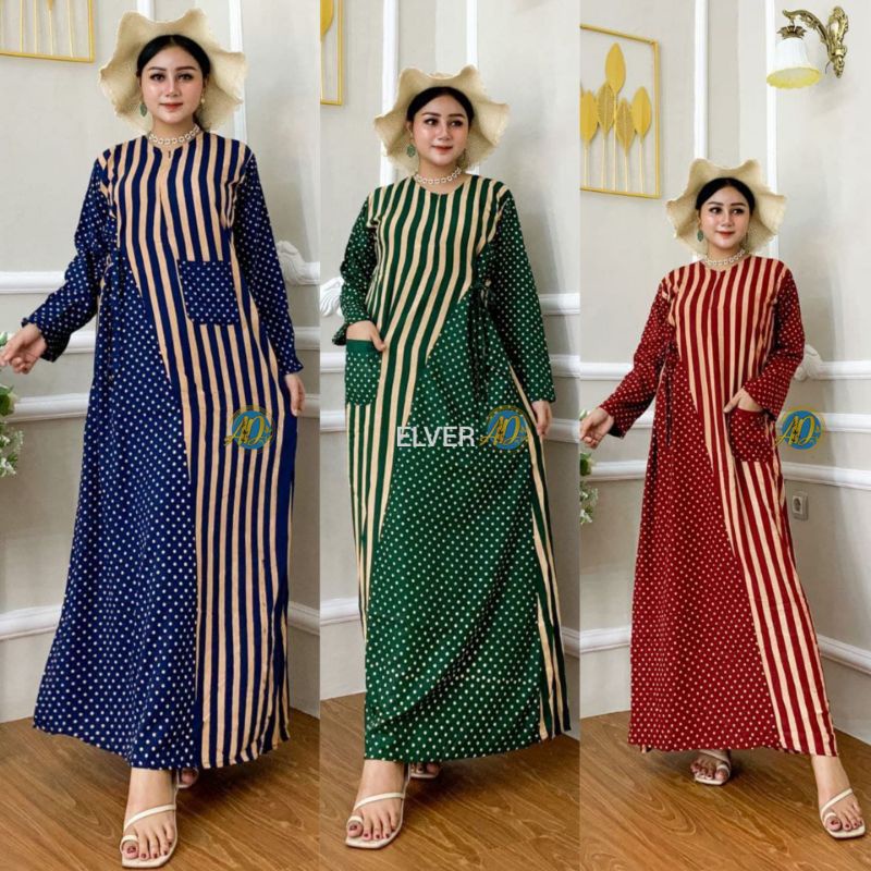 TERBARU LONGDRESS ASHANTY SALUR KOMBINASI / DASTER ARABIAN MOTIF SALUR