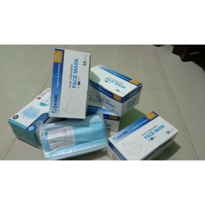 masker sensi 3 ply erloop isi 10pcs