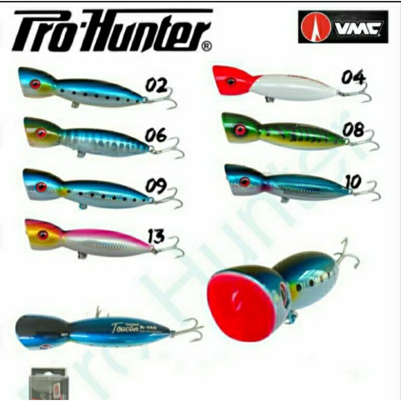 Lure POPPER PRO HUNTER TOUCAN 14cm / 56gram