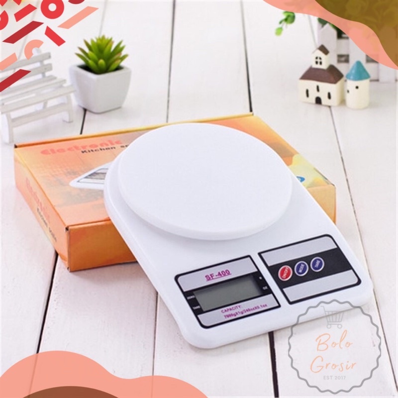 Timbangan digital / timbangan kue / Dapur putih sf400