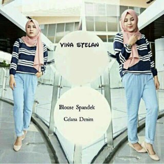 Unik vinasetelan hijaberpusat baju muslim tanah abang