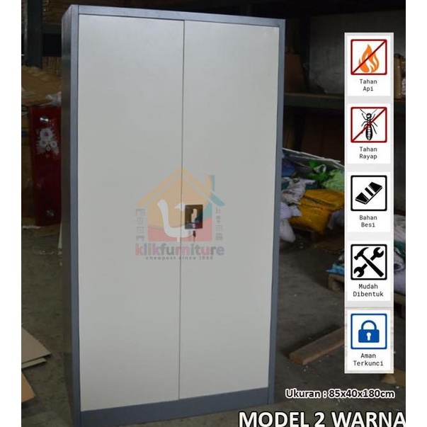 

[[COD]] Lemari Arsip Filing Cabinet Besi 2 Pintu Full Plat AK 05 MURAH Kode 570