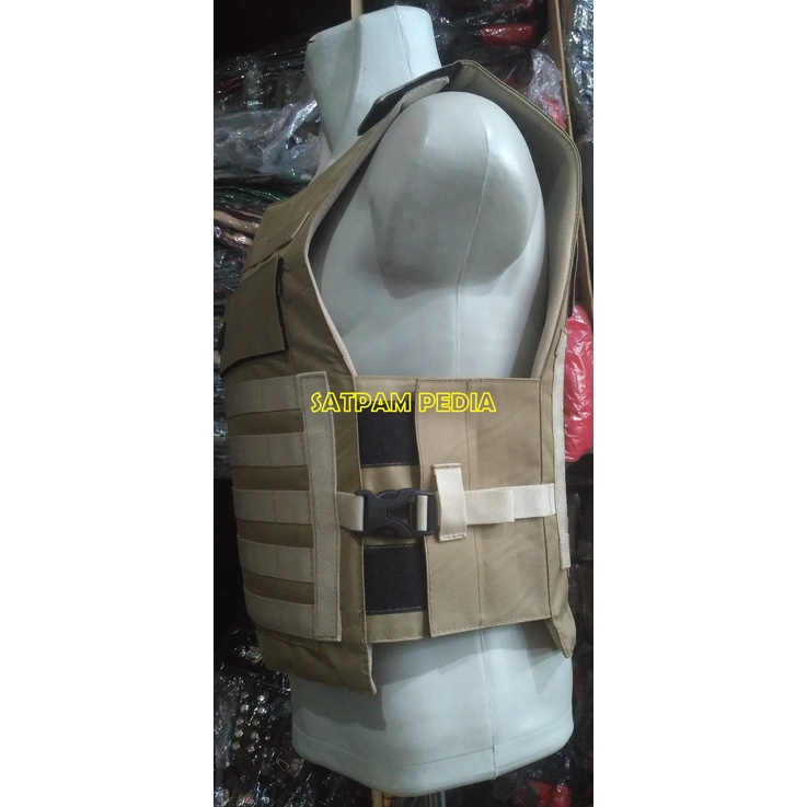 Rompi Vest Paintball Krem - Rompi Motor Krem