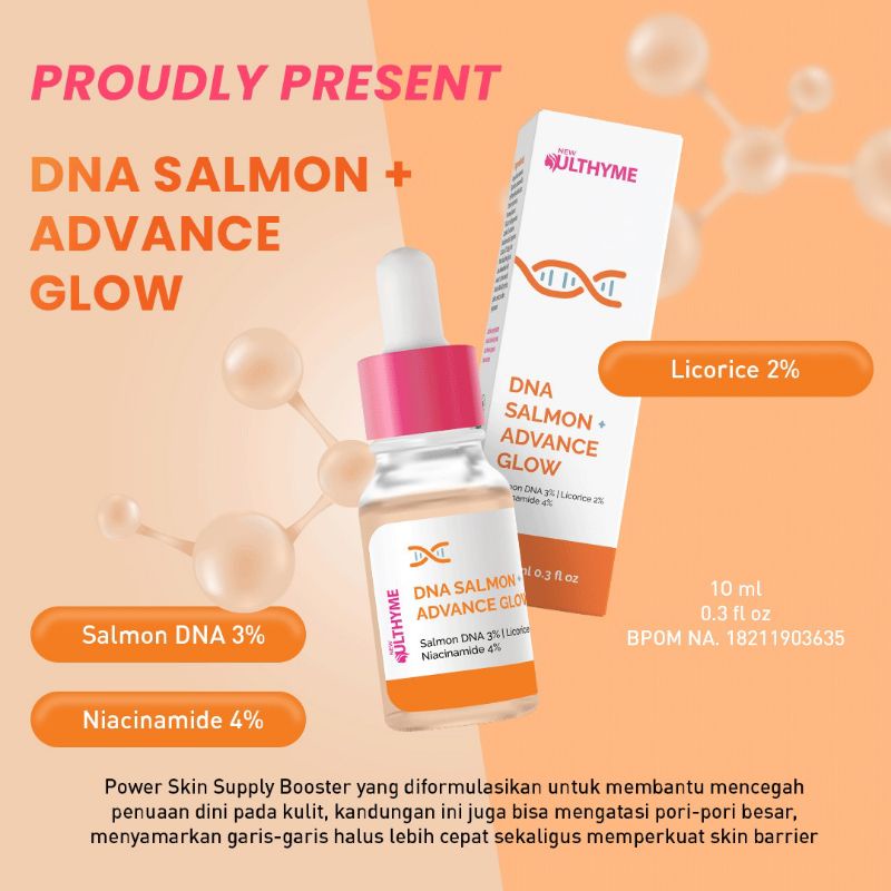 DNA SALMON  Serum Ulthyme Anti Aging