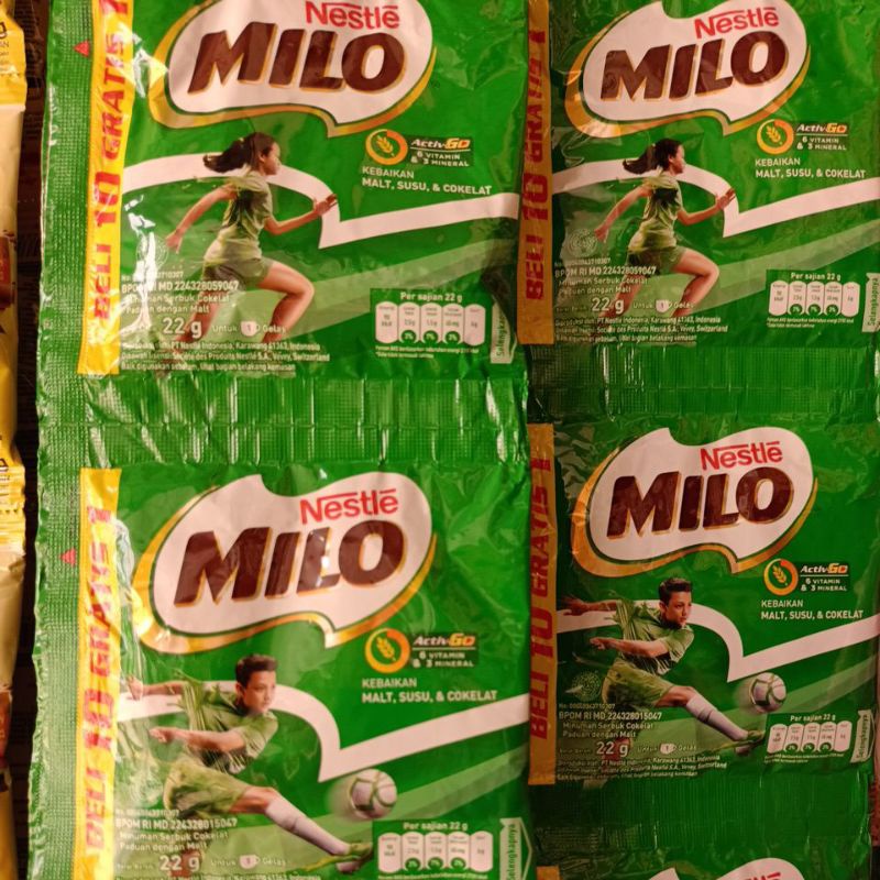 susu milo saset@22gr per renceng(11bh)