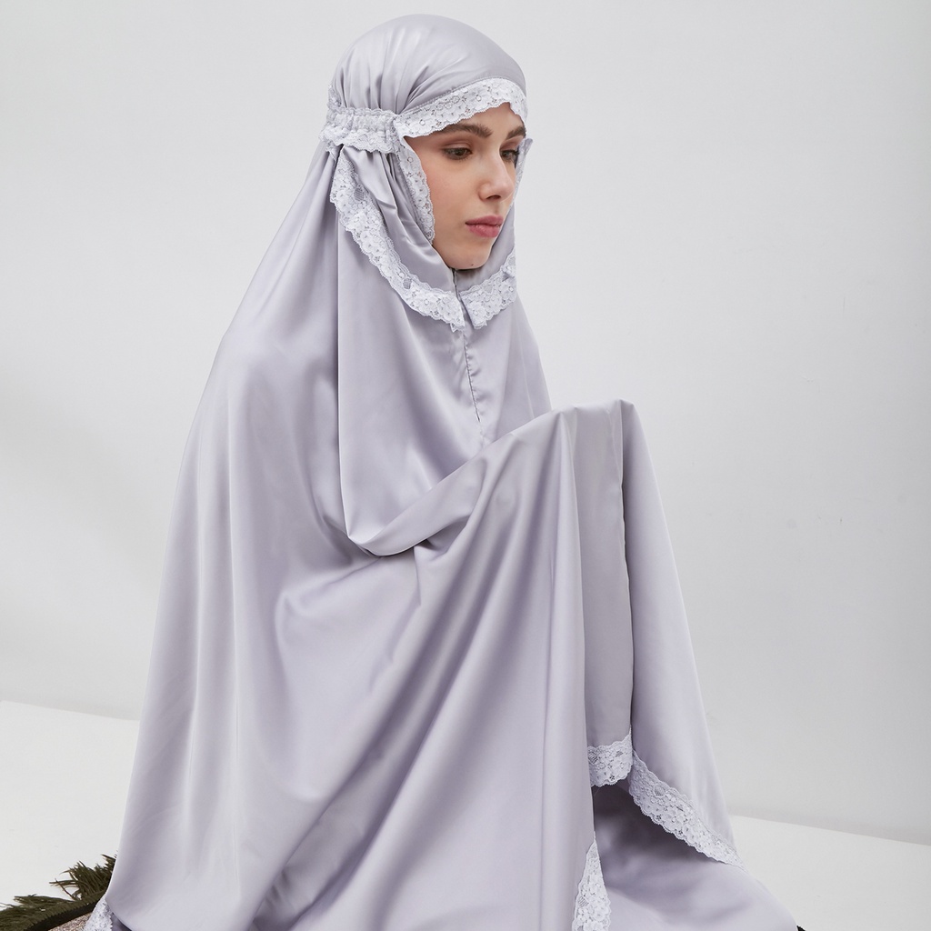 Mukena  Telakung Travelling Premium Silk Travel Dewasa Mukenah Terbaru Jumbo Mewah Kado Perempuan Alat Sholat Warna Soft