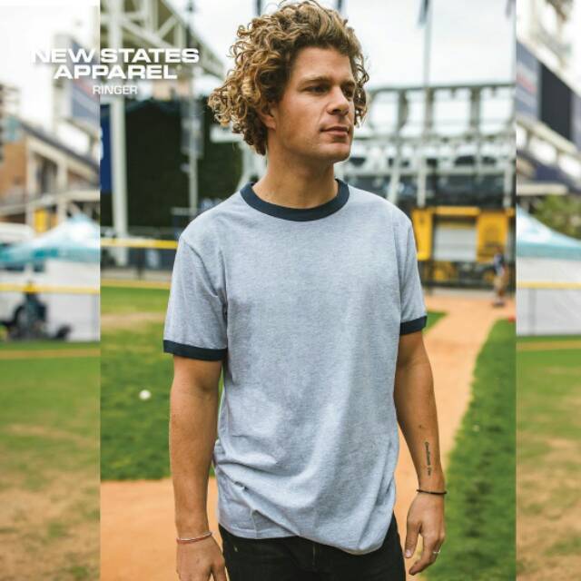 New States Apparel Premium Cotton Ringer 7250