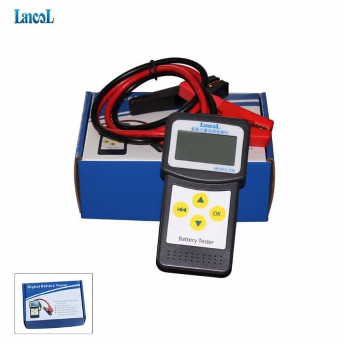 Battery Tester Analyzer Digital Alat Tes dan Cek Aki Lancol Micro-200 30-200AH