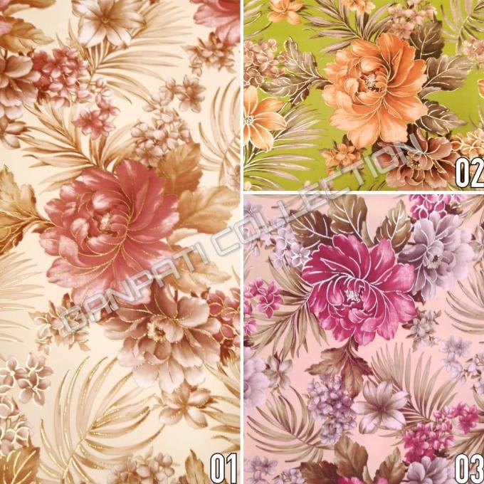 Kain Beludru Motif Bunga Kembang - Foilflower (Bantal Sofa, Kursi,Jok)