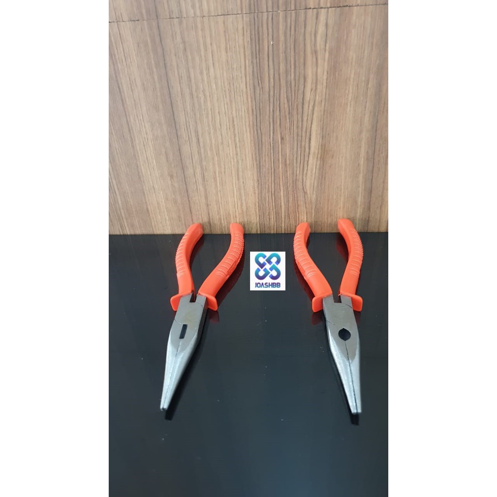 Tang Lancip, Potong, Kombinasi karet 6&quot; / Long Nose Plier / Cutting Pliers