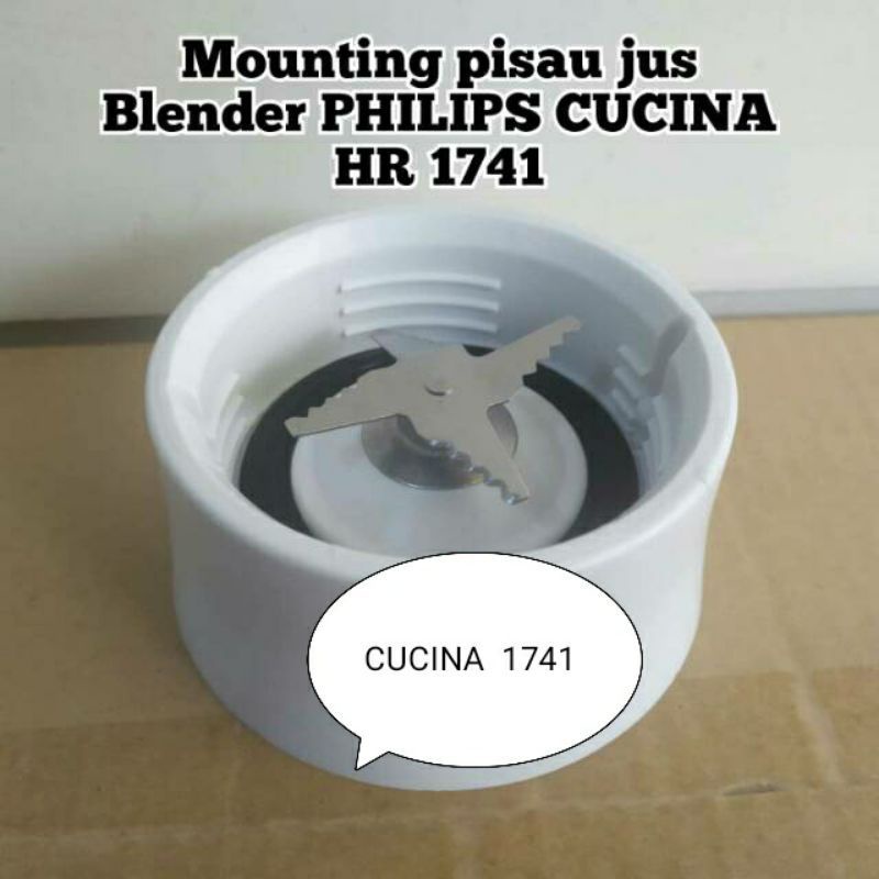 GELAS  KACA  , PISAU  MOUNTING PISAU JUS BLENDER PHILIPS HR 1741 , 1731 , 1791 , CUCINA BELING KACA