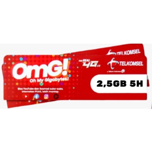 Voucher Internet Telkomsel 2,5GB 5hr