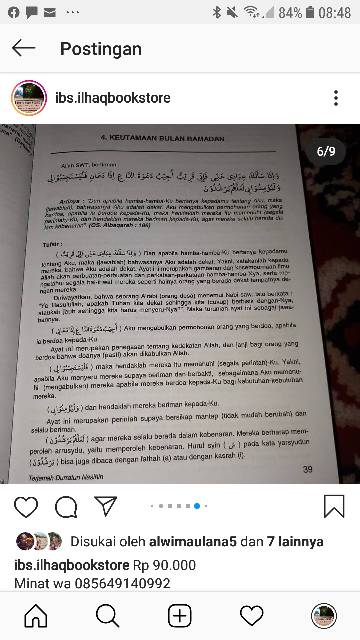 Terjemah durotunnasihin