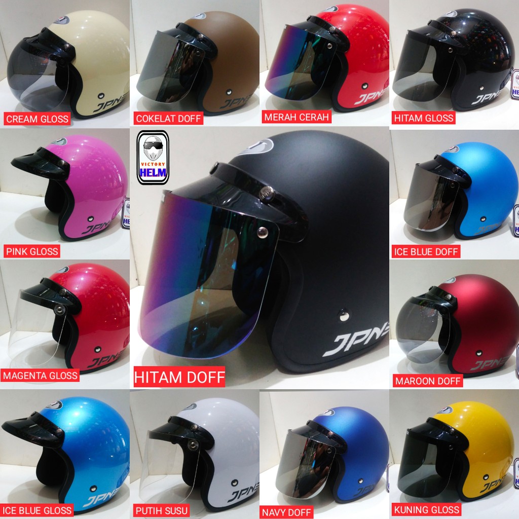 Helm Bogo Retro Jpn Arc 100 Ori Helm Bogo Murah Bandung Shopee Indonesia