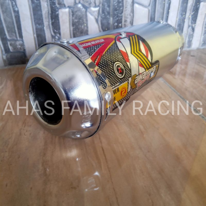 KAWAHARA Tabung Silincer Knalpot Racing Inlet 45mm Untuk Motor Metik dan Bebek