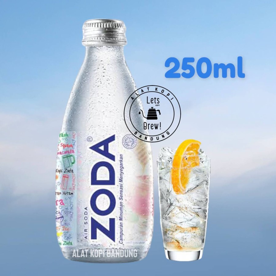 

Zoda Soda water 250ml / air soda Zoda 250ml plain