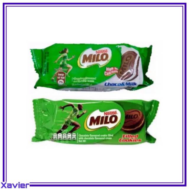 

Nestle Milo Sandwich Filled Cookies 34g [SATUAN]