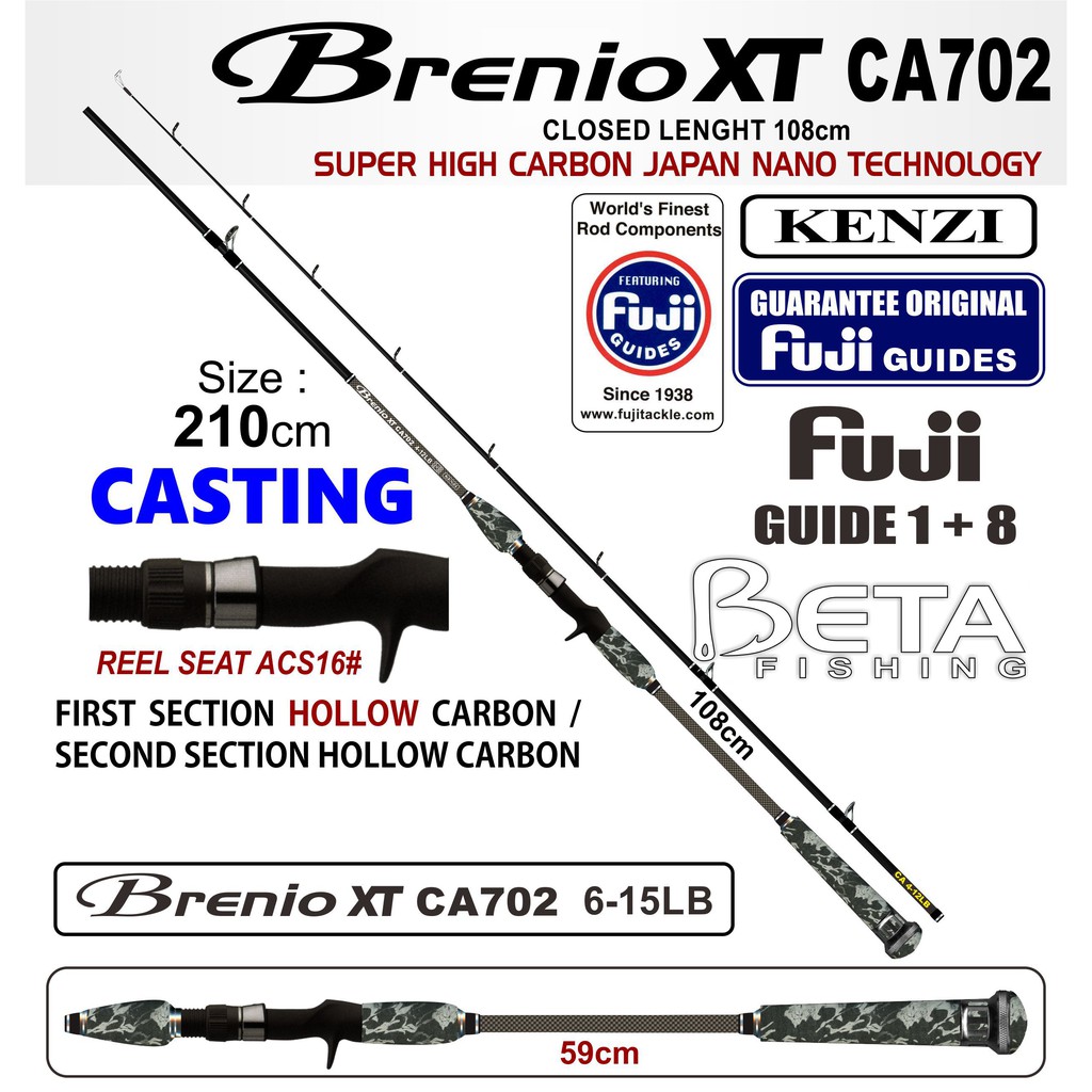 ROD JORAN KENZI BRENIO XT CASTING 6-15 LB