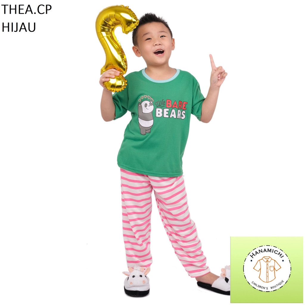 Hanamichi THEA.CP Baju Tidur Anak Lengan Pendek