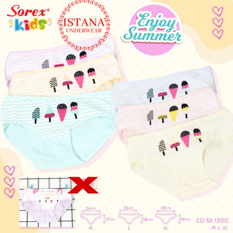SOREX WARNA TERBARU CD Celana dalam anak katun sorex / cd anak sorex lucu SOREX ASLI