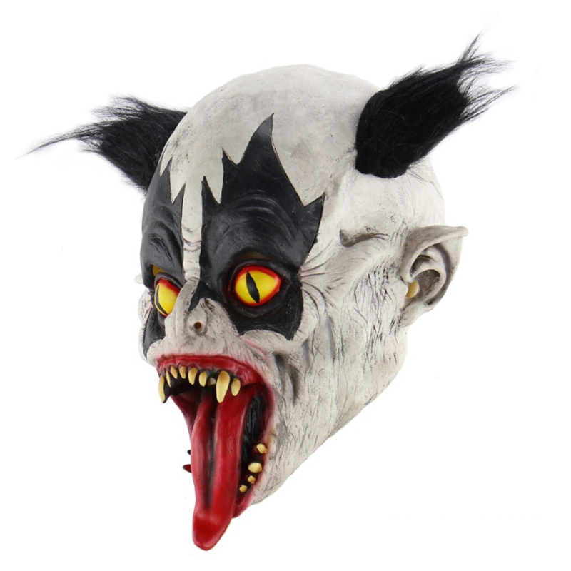 Perisai Badut Horror Bahan Latex Untuk Pesta Halloween