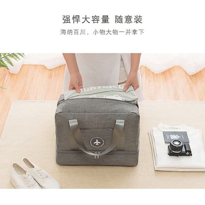 Dream Travel Waterproof Type 3 Layer Storage Travel Bag Waterproof Bag Tas Basah Denim