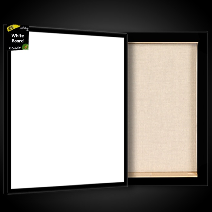 

White Board Melamin Papan Tulis Putih By Ravalio 90x120 cm