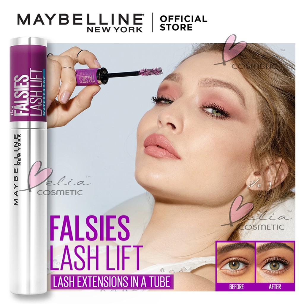 ❤ BELIA ❤ MAYBELLINE The Falsies Lash Lift Waterproof Mascara (✔️BPOM)