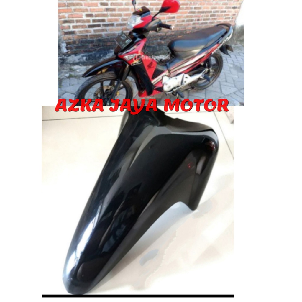 Spakbor depan Supra X 125 hitam 2006 generasi pertama