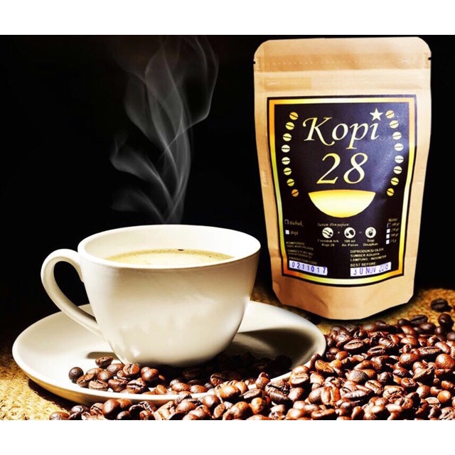 

Kopi 28 (bubuk dan biji) 250 gram