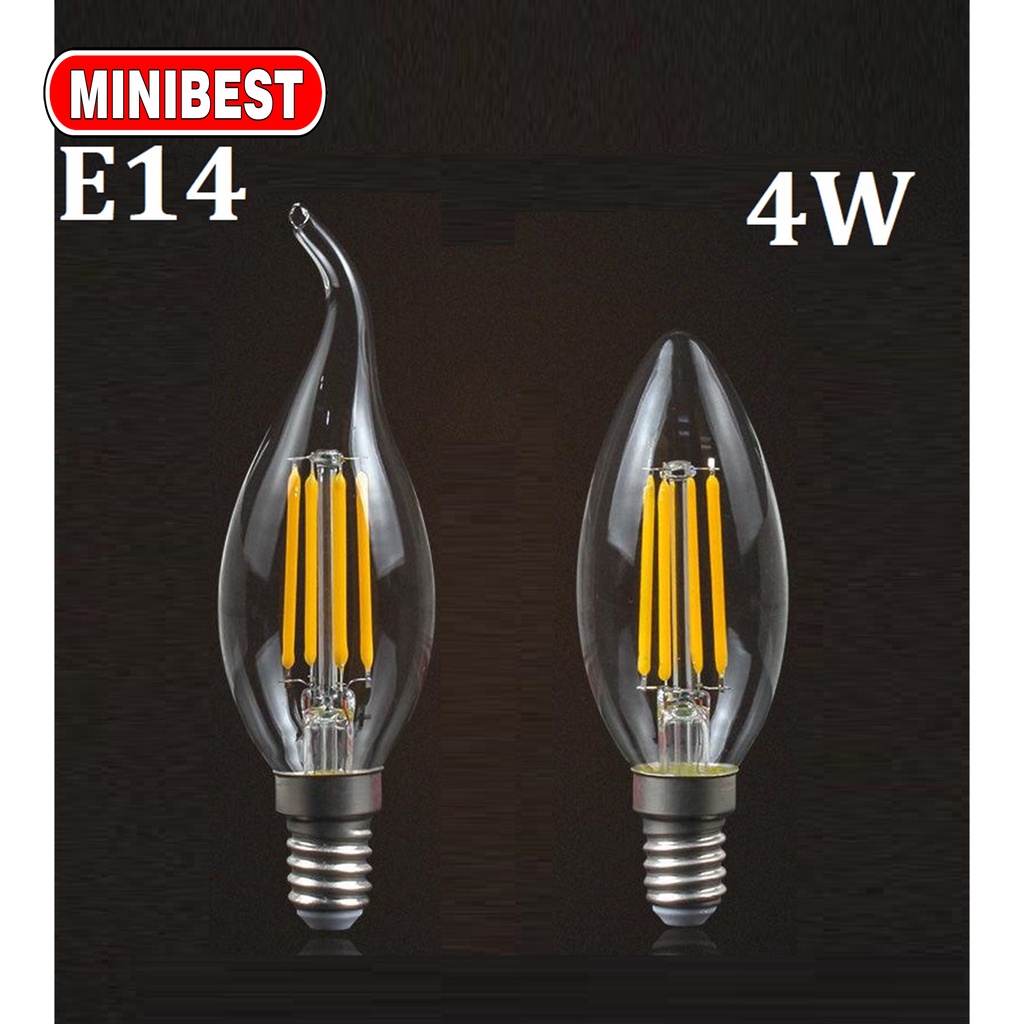 LAMPU LED Filamen 4 watt Edison 4w / Filament LED 4 w bulb 4watt e27 ST64 G45 C35 2W (MB555)